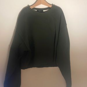 forever 21 cropped crewneck